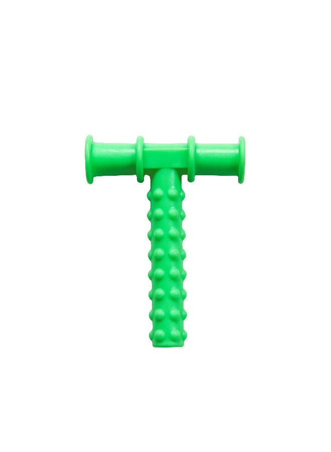 Abley's Sensory Chew Tube, T-Shaped Design (Green) - Image 1