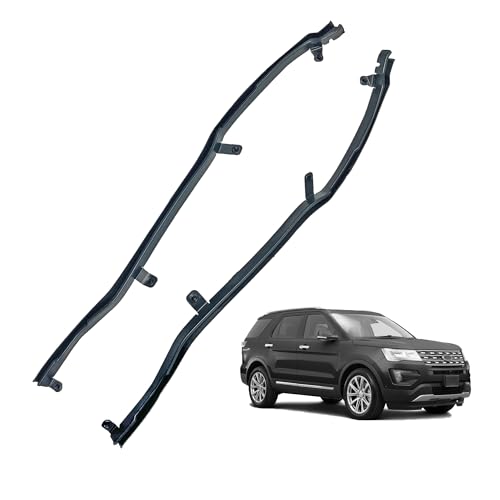 Sumyola Rear Door Front Weatherstrip Seals Couple for Ford Explorer 2011-2019 Replace BB5Z-7825324-B BB5Z-7825325-B - Image 1