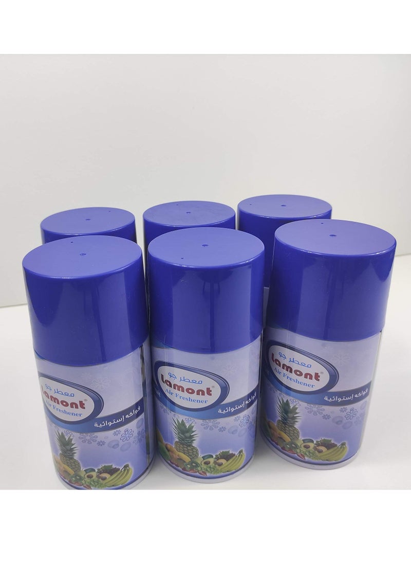 لامونت معطر بخاخ لامونت 6 قطع (فواكة إستوائية, 250 مل)