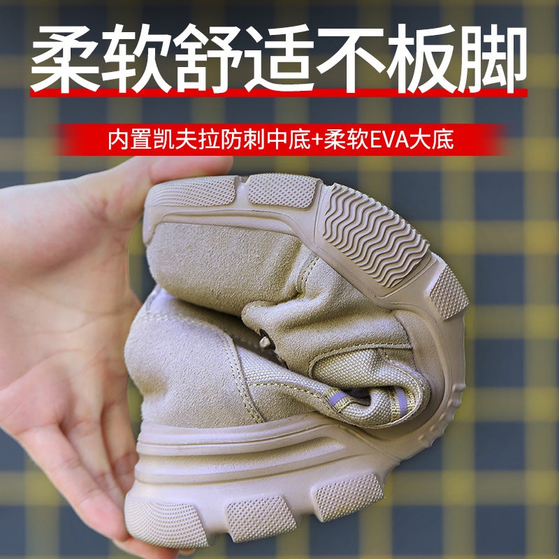 Men's High-Top Safety Shoes – Anti-Smash, Anti-Puncture, Lightweight Work Footwear - Image 4
