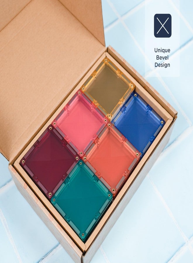 CONNETIX Magnetic Tiles Pastel Square Pack, 40 Pieces - Image 4