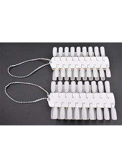 OCTOBER 2 Sets 72 Tips Double Layer Tips Nail Polish Practice Training Display Palette Paint Practice Color Chart swatches with Ball Chain  - Image 1