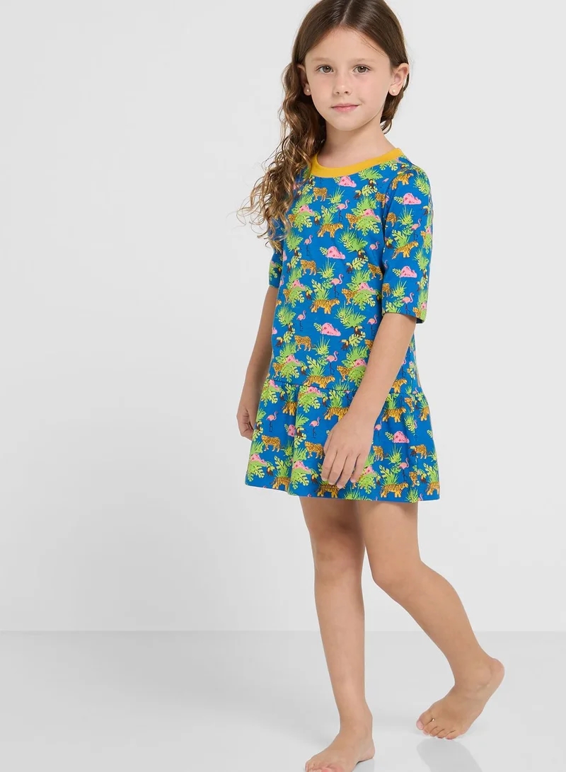 Pinata Girls All Over Printed Nightdress