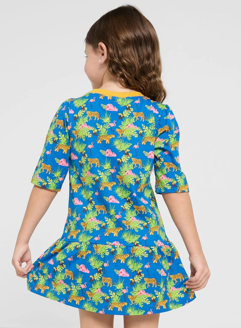 Pinata Girls All Over Printed Nightdress