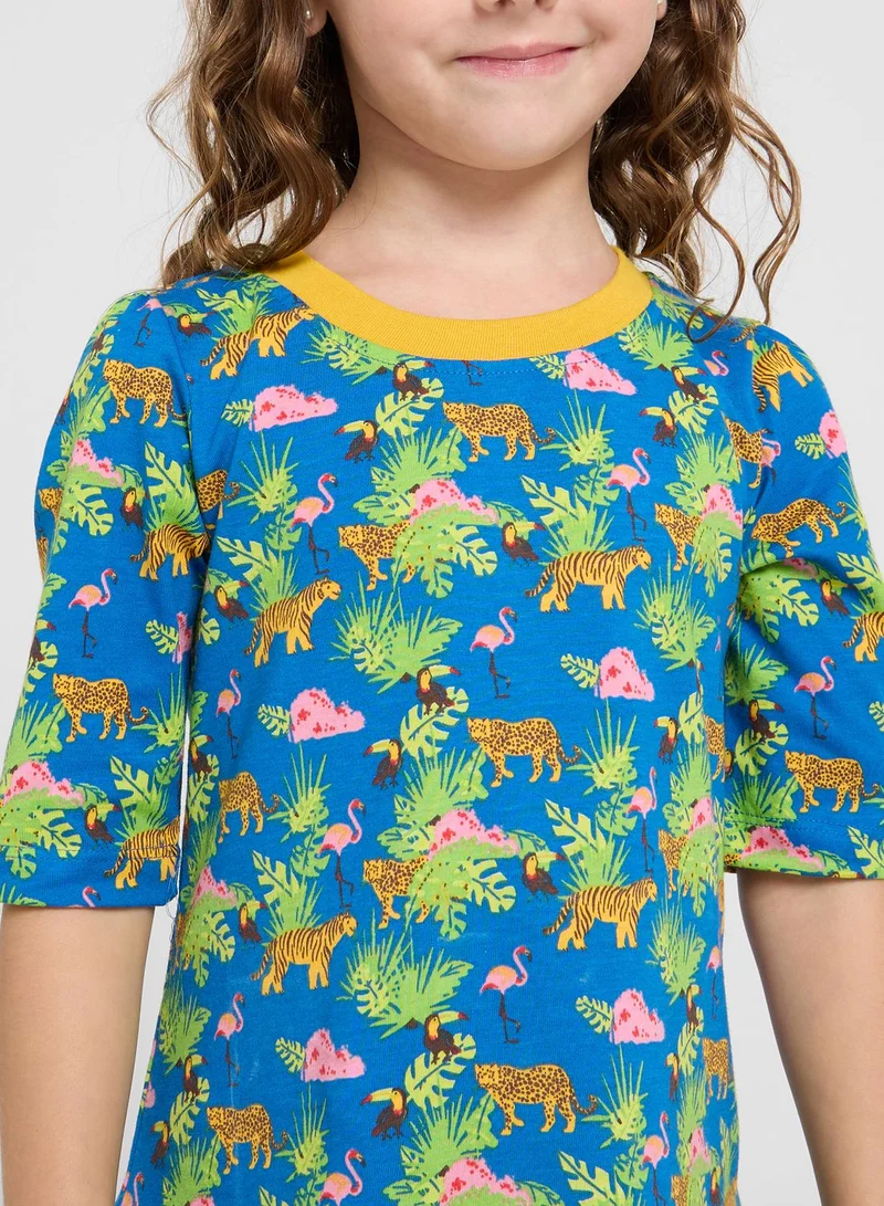 Pinata Girls All Over Printed Nightdress