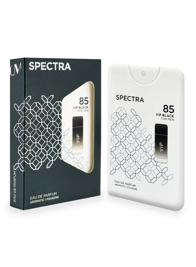 Spectra Pocket 085 VIP Black Eau De Perfume For Men - 18ml - Image 1