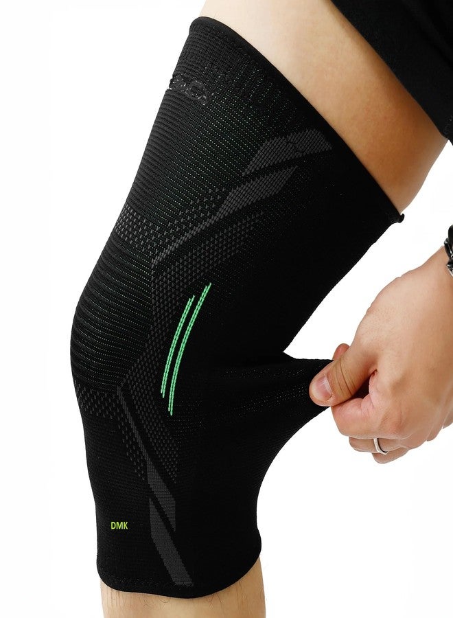 DMK 3D Knee Support, Knee Caps, Pain Relief Products,Leg Sleeves, Gym Squats Knee Belt Knee Support For Men and Women (Single) (L) - Image 3