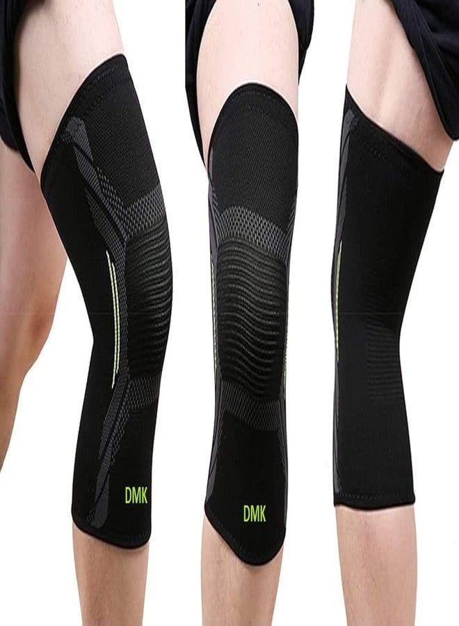 DMK 3D Knee Support, Knee Caps, Pain Relief Products,Leg Sleeves, Gym Squats Knee Belt Knee Support For Men and Women (Single) (L) - Image 2