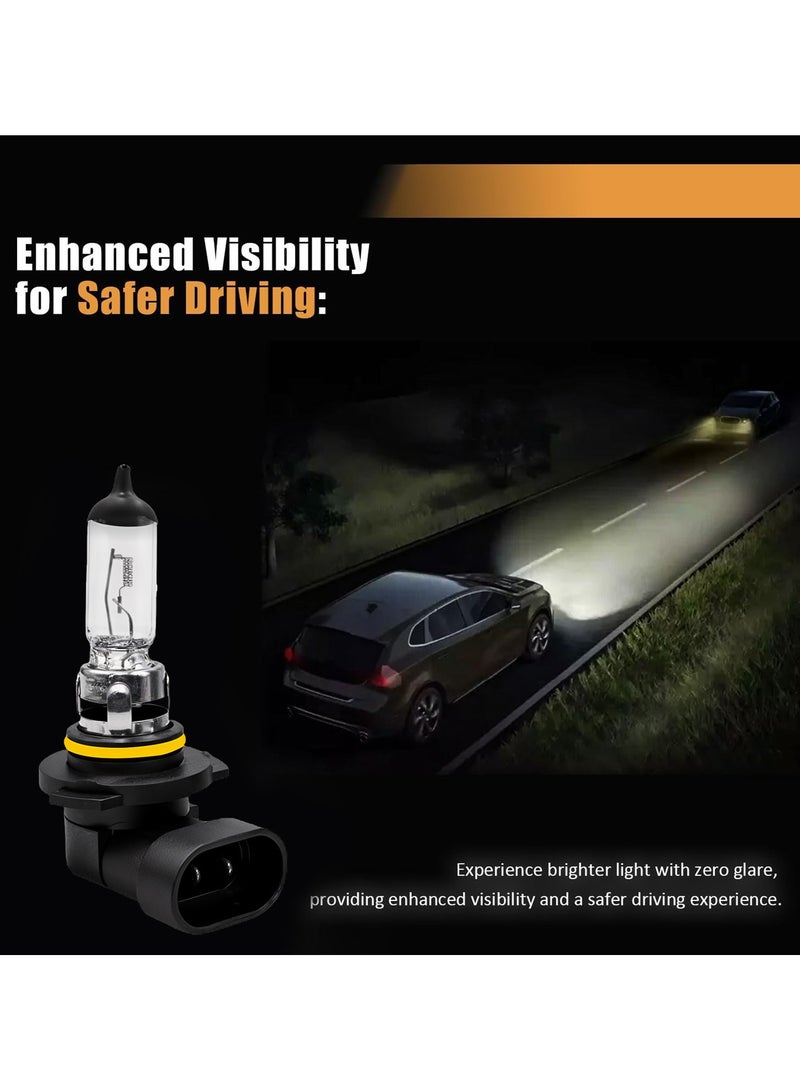 Loquat 4-Piece High-Performance Halogen Headlight Bulbs – Clear Vision with UV-Resistant Quartz Glass and Plug u0026 Play Design - Image 3