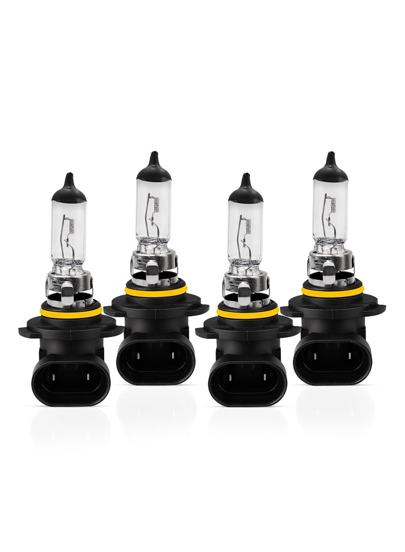 Loquat 4-Piece High-Performance Halogen Headlight Bulbs – Clear Vision with UV-Resistant Quartz Glass and Plug u0026 Play Design - Image 2