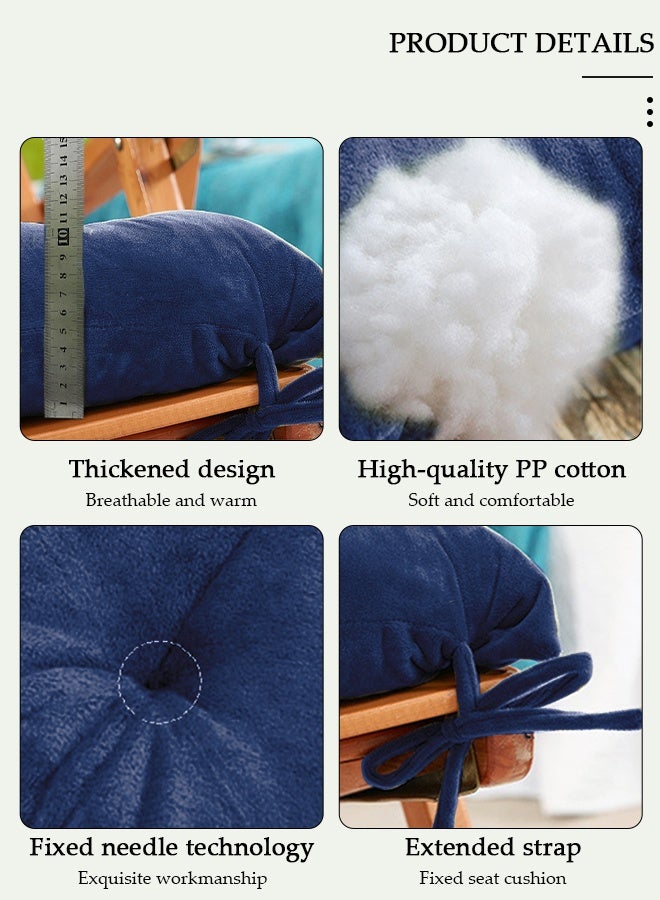 DUNISO وسائد استرخاء، وسادة كرسي هزاز مع أربطة، وسادة كرسي من الخيزران، وسائد قطنية فاخرة من بولي بروبيلين غير قابلة للانزلاق مجموعة علوية وسفلية، غطاء سرير سميك محمول للحديقة والشرفة للسفر والعطلات - Image 5