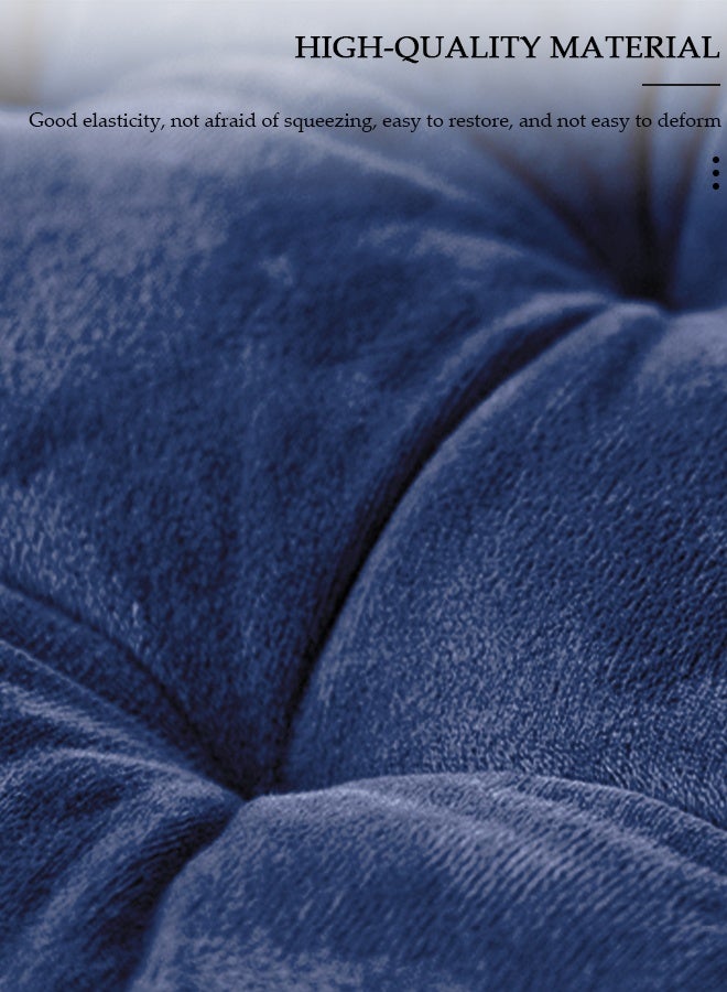 DUNISO وسائد استرخاء، وسادة كرسي هزاز مع أربطة، وسادة كرسي من الخيزران، وسائد قطنية فاخرة من بولي بروبيلين غير قابلة للانزلاق مجموعة علوية وسفلية، غطاء سرير سميك محمول للحديقة والشرفة للسفر والعطلات - Image 2