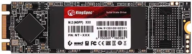 KingSpec KingSpec M.2 SATA SSD, 2TB 2280 SATA III 6Gbps Internal M.2 SSD, Ultra-Slim NGFF State Drive for Desktop/Laptop/Notebook - Image 1