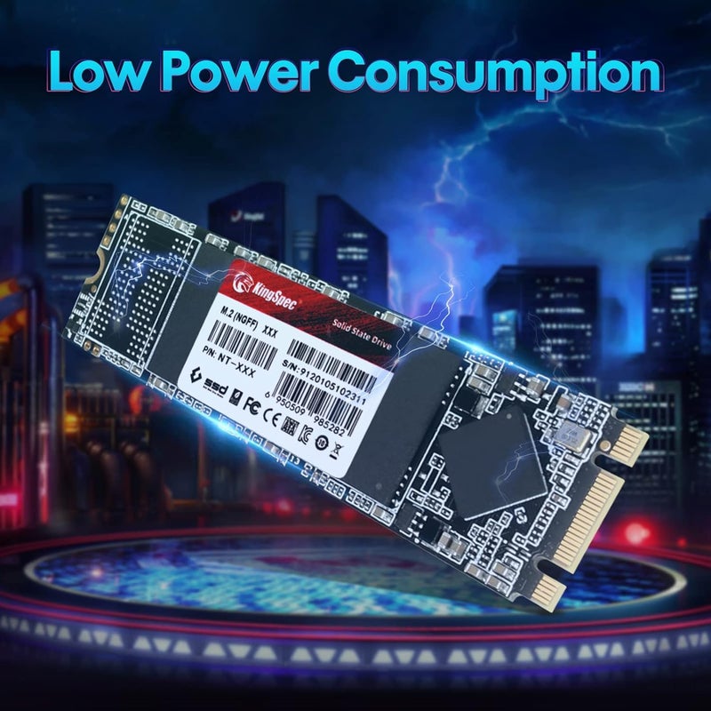 KingSpec KingSpec M.2 SATA SSD, 2TB 2280 SATA III 6Gbps Internal M.2 SSD, Ultra-Slim NGFF State Drive for Desktop/Laptop/Notebook - Image 3