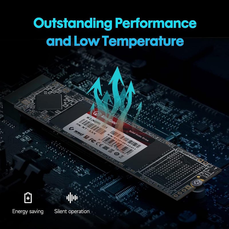 KingSpec KingSpec M.2 SATA SSD, 2TB 2280 SATA III 6Gbps Internal M.2 SSD, Ultra-Slim NGFF State Drive for Desktop/Laptop/Notebook - Image 5