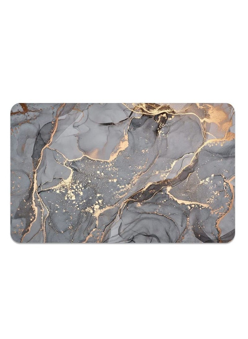 Captaintech Bath Mat Rug, Innovative Bathroom Rug Mat, Super Absorbent Quick Dry Rubber Backed Dirt Resistant Bath Rugs Mats, for Bathroom Non Slip Bathroom Rug, Kitchen Comfort Floor Mats  - Image 1