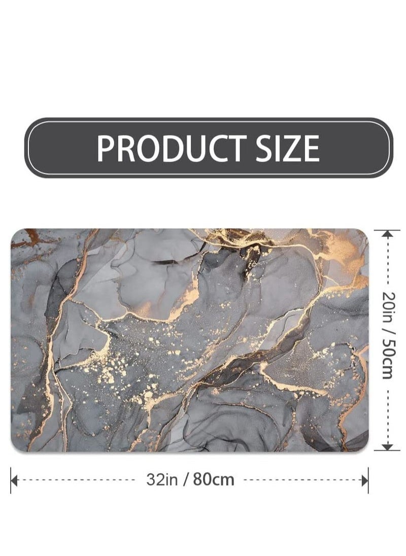 Captaintech Bath Mat Rug, Innovative Bathroom Rug Mat, Super Absorbent Quick Dry Rubber Backed Dirt Resistant Bath Rugs Mats, for Bathroom Non Slip Bathroom Rug, Kitchen Comfort Floor Mats  - Image 4