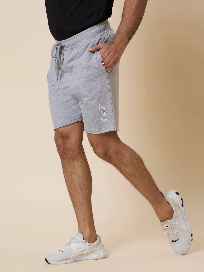 globus Globus Men Grey Regular Fit Sports Shorts