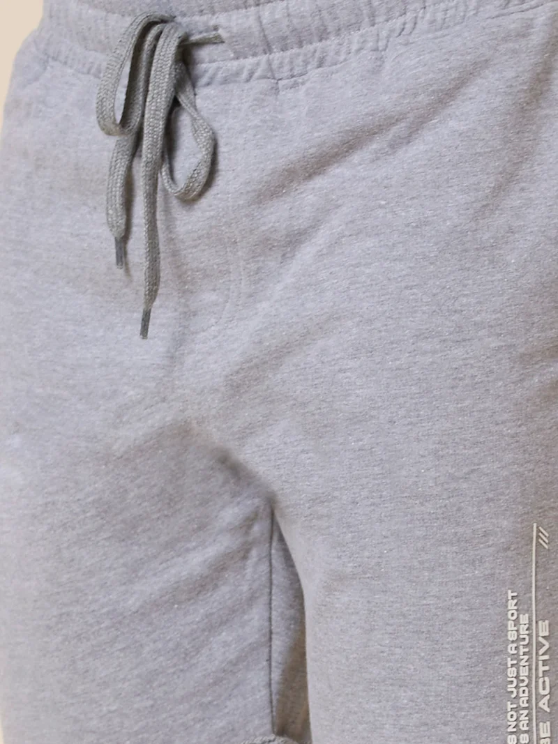 globus Globus Men Grey Regular Fit Sports Shorts
