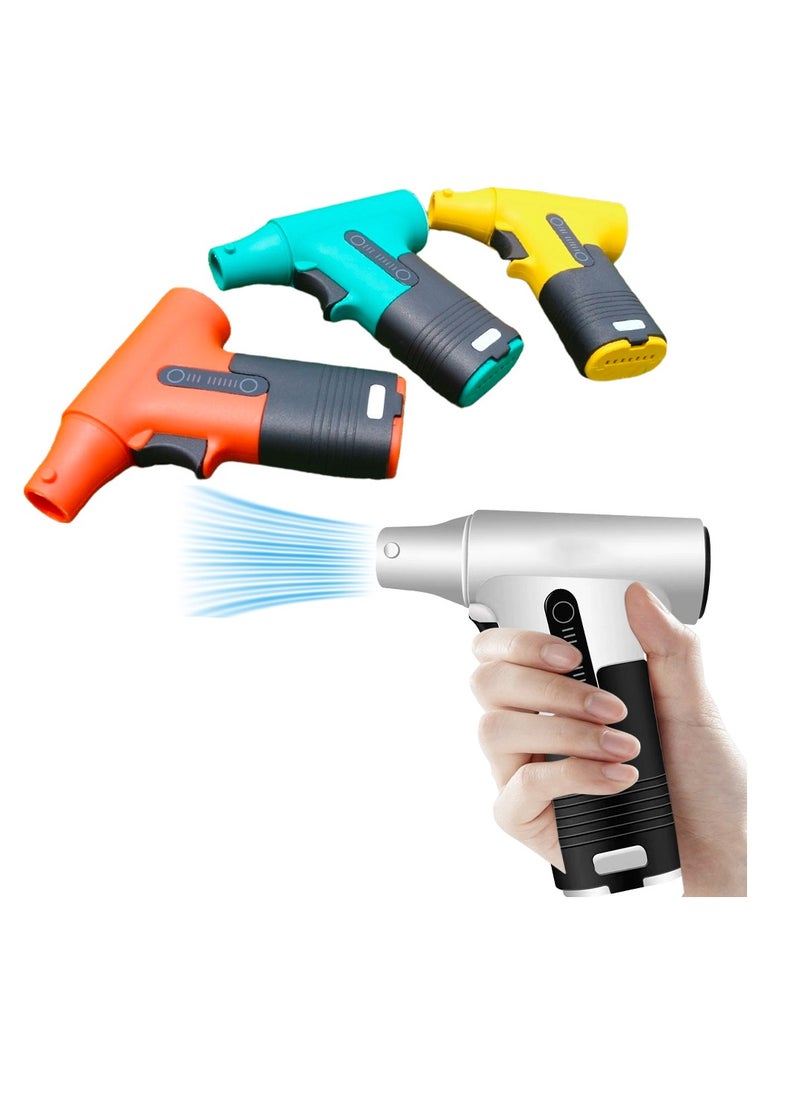 BONAI - Multi-Purpose Jet Fan Vacuum - 100W High-Speed Blowing Suction, Fire-Resistant Turbo Fan for Keyboards & Cars, Long-Lasting DIY Tool- Orange - Image 1