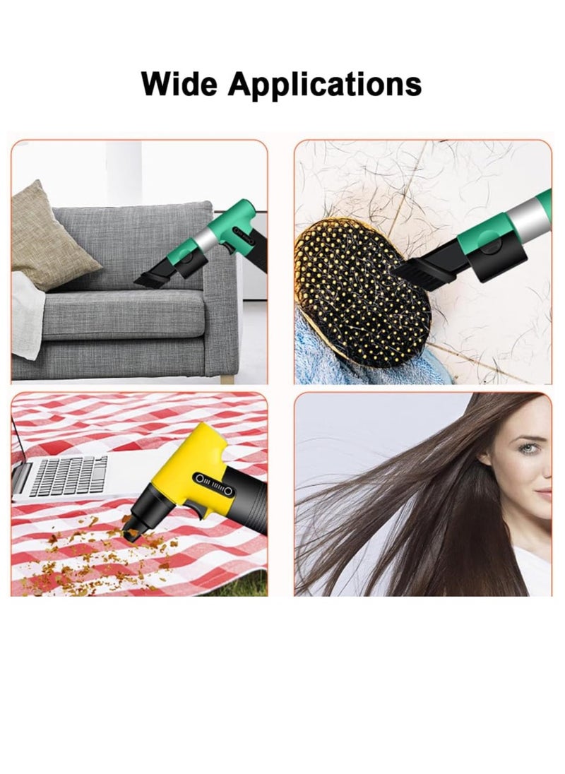 BONAI - Multi-Purpose Jet Fan Vacuum - 100W High-Speed Blowing Suction, Fire-Resistant Turbo Fan for Keyboards & Cars, Long-Lasting DIY Tool- Orange - Image 1