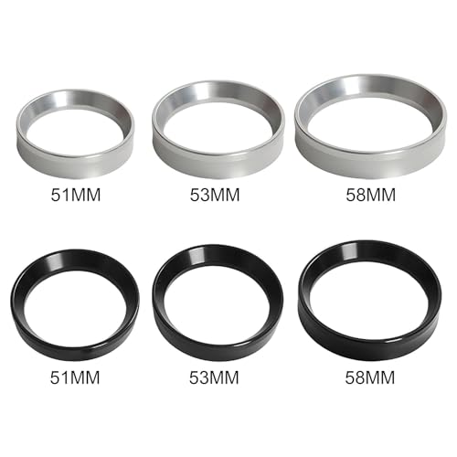 secret desire Espresso Magnetic Dosing Funnel Barista Tool for Portafilters Coffee Machine Silver 51mm - Image 3