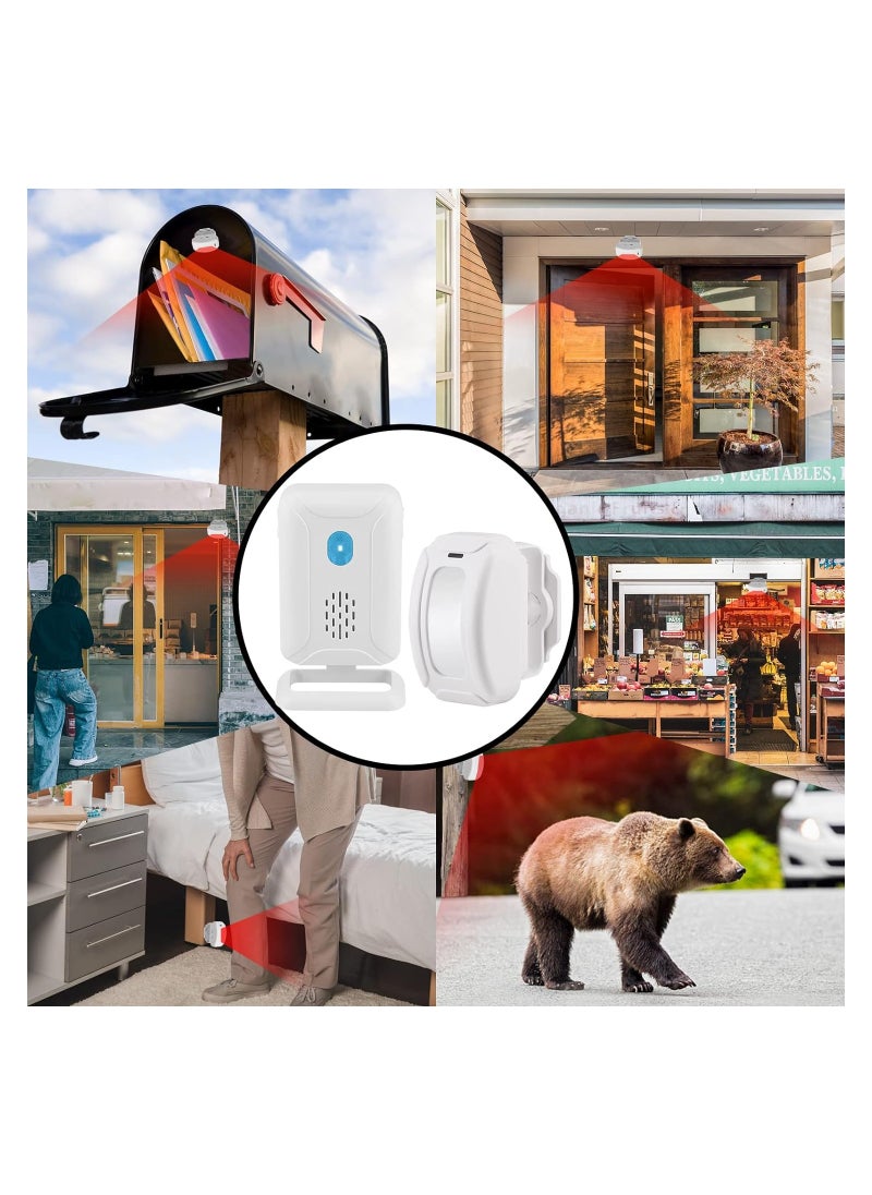 SYOSI - Motion Sensor Doorbell, Door Chime for Business, Wireless PIR Motion Sensor, Detector Security Alarm Chime, Welcome Doorbell, Visitor Bell for Business Shop Store Office Home Front Door Entry - Image 1