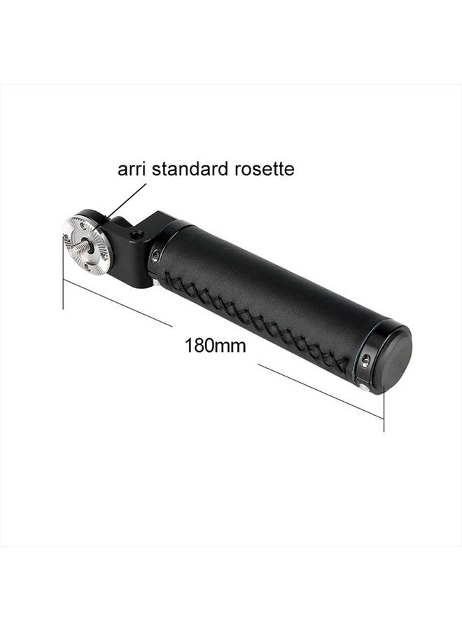 NICEYRIG Leather Rosette Handle M6 Thread Mount, Applicable for 15mm Camera Shoulder Rig Rod Support System - Image 4
