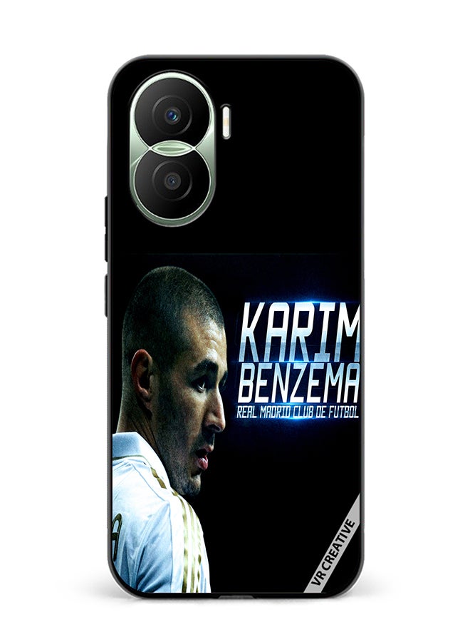VR CREATIVE Protective Case Cover For Honor Play7T Pro Benzema Design Multicolour - Image 1