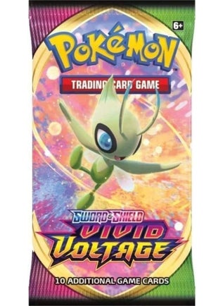 Toyfest Pokemon Game Card Tcg Sword&shield Vivid Voltage Booster Pack - 4 Pack (40 Cards)  - Image 3