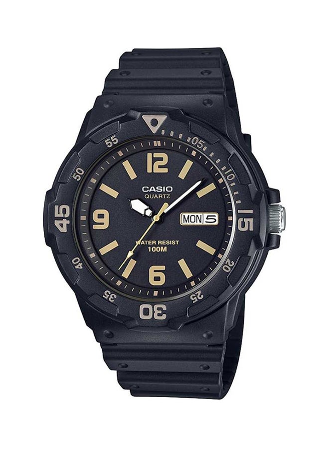 CASIO Men Water Resistant Analog Watch MRW-200H-1B3VDF - 48 mm - Black - Image 1