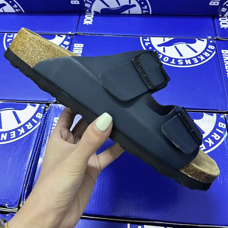 Couple Flat Cork Sandals - Image 3
