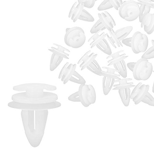 uxcell 25 Pcs White Door Trim Panel Retainer Clips 51411973500 for BMW - Image 1