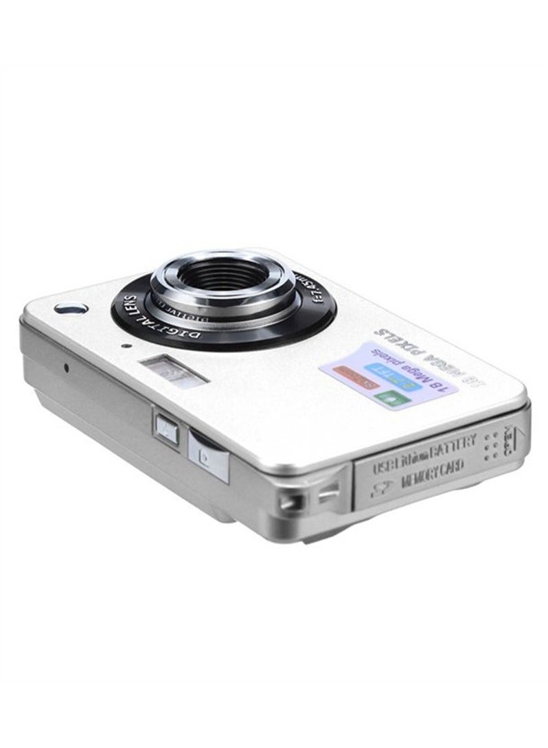Generic 2.7 Inch Tft 18Mp 8X Zoom Digital Camera Mini Anti-Shake Full HD Digital Video Camera(Silver)  - Image 4