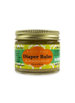 BALM! Baby Diaper Balm Organic Diaper Rash Cream Cloth Diaper Rash Cream Balm Multipurpose Skin Aid Natural Vegan Herbal Rash Ointment For Infants Kids Plastic Free Made In Usa  - Image 1