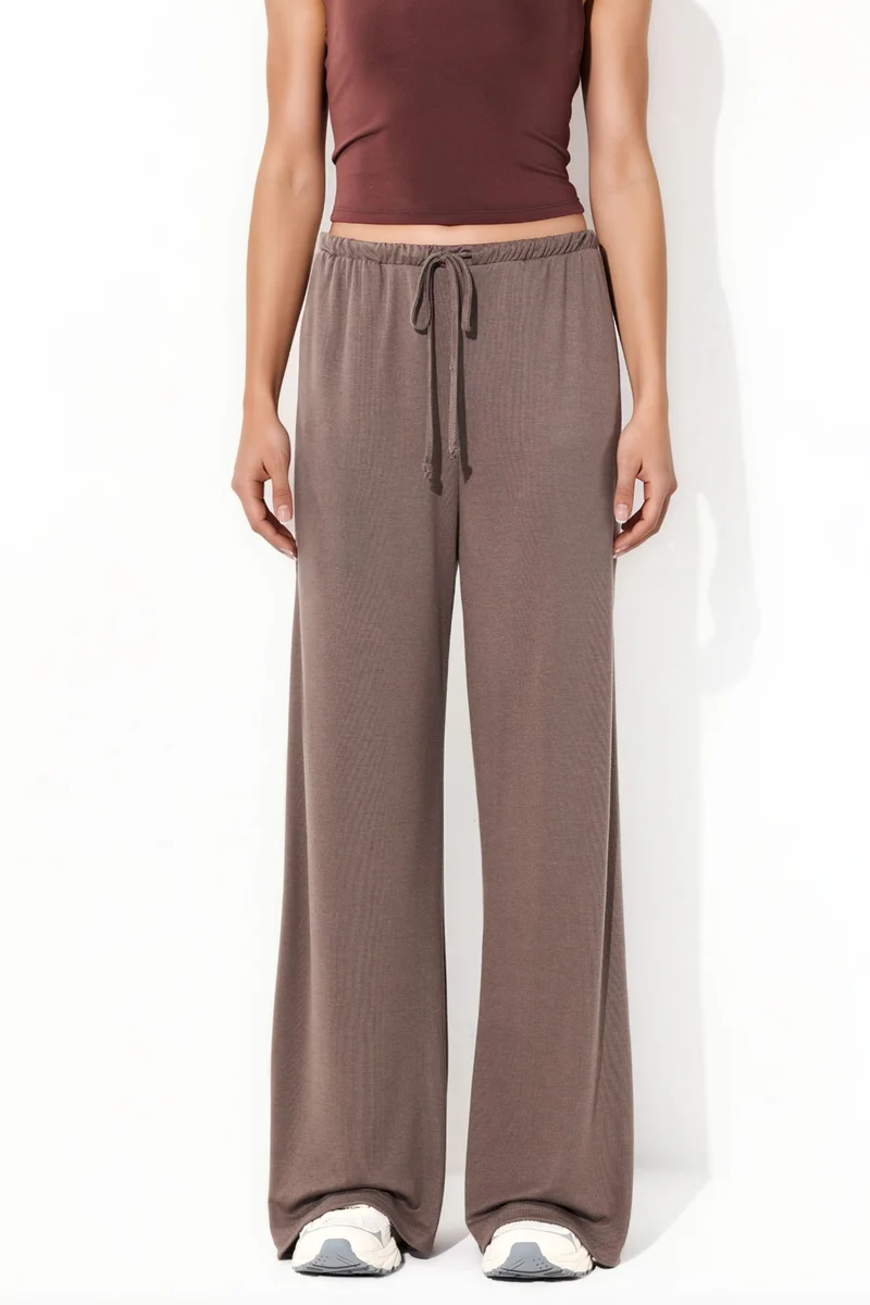 BUSEM Wide Leg Drawstring Trousers