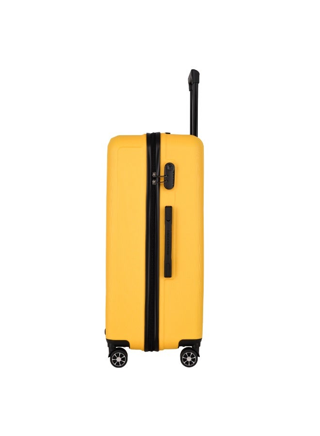 Eagle Express Patron ABS Hard Trolley Luggage - 24 inch - Yellow - Free Protective Cover - 1-Year Warranty - Image 3