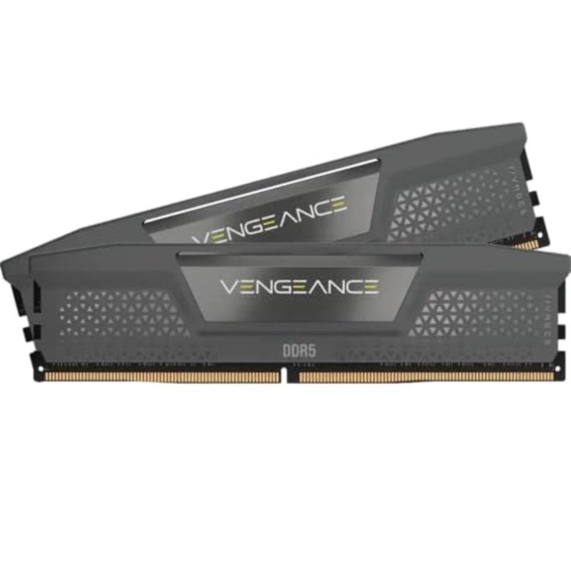 ذاكرة الكمبيوتر المكتبي: DDR5، 32 جيجابايت 2 × 16 جيجابايت، حتى 6400 ميجاهرتز، CL36-48-48-104، 1.35 فولت، AMD EXPO Intel XMP 3.0، مبدد حراري من الألومنيوم الرمادي - Image 1