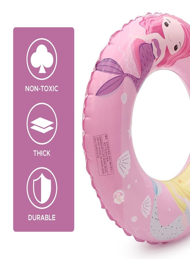 NHR Inflatable Pearl Princess Swimming Ring for Kids, Safe Water Float Tube for Pool & Beach, Swim Tube, Durable Inflatable Water Ring for Boys and Girls (3+ Years) - Image 4