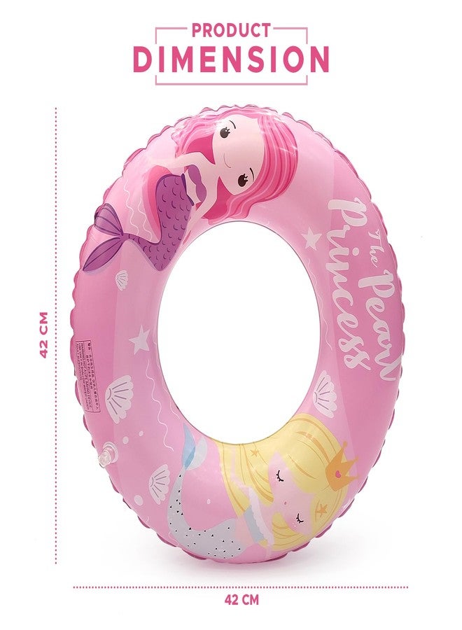 NHR Inflatable Pearl Princess Swimming Ring for Kids, Safe Water Float Tube for Pool & Beach, Swim Tube, Durable Inflatable Water Ring for Boys and Girls (3+ Years) - Image 5