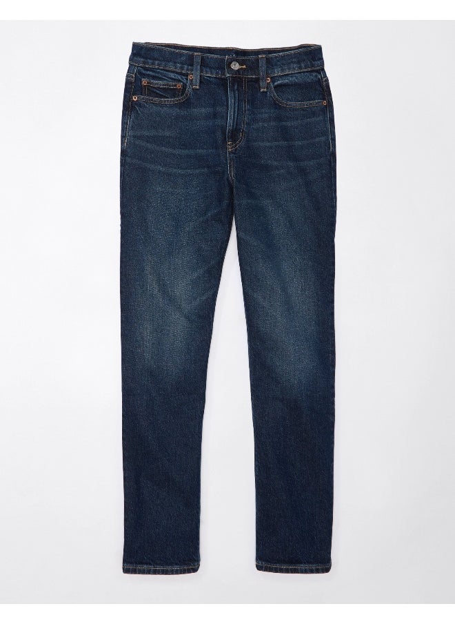 American Eagle - AE Stretch Super High-Waisted Ankle Straight Jean - Image 1