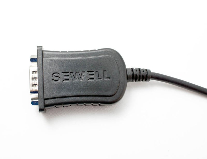 Sewell Instacom USB to Serial Adapter 2' with Posts (SW-1301), Black - Image 3