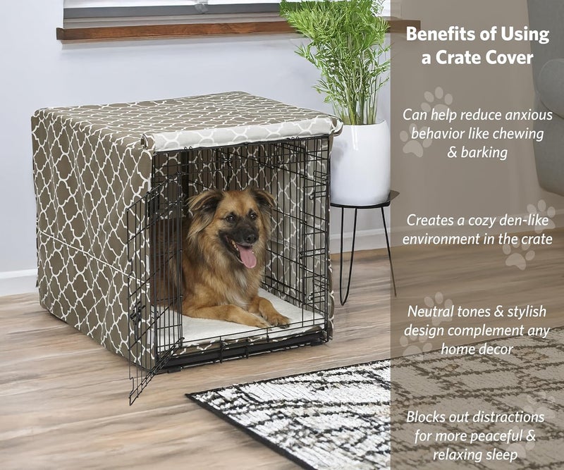 Multiple design variants Dog Crate Cover, Privacy Dog Crate Cover Fits Dog Crates, Machine Wash & Dry Repeated use friendly design - Image 2