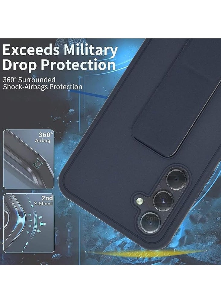 TWEGGON - Samsung A25 Case, Protection Back Case with Stand for Samsung Galaxy A25 Blue - Image 1