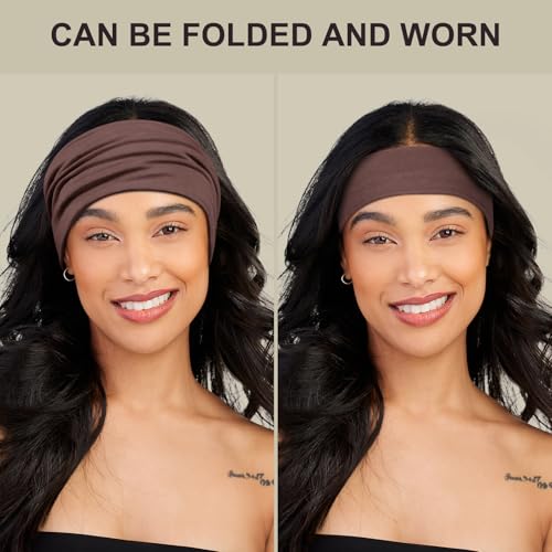 DiyJibb Headbands for Women, 7PCS Wide Cloth Hair Bands for Workout, Yoga, Skincare & Daily Wear, Soft & Stretchy - Image 3