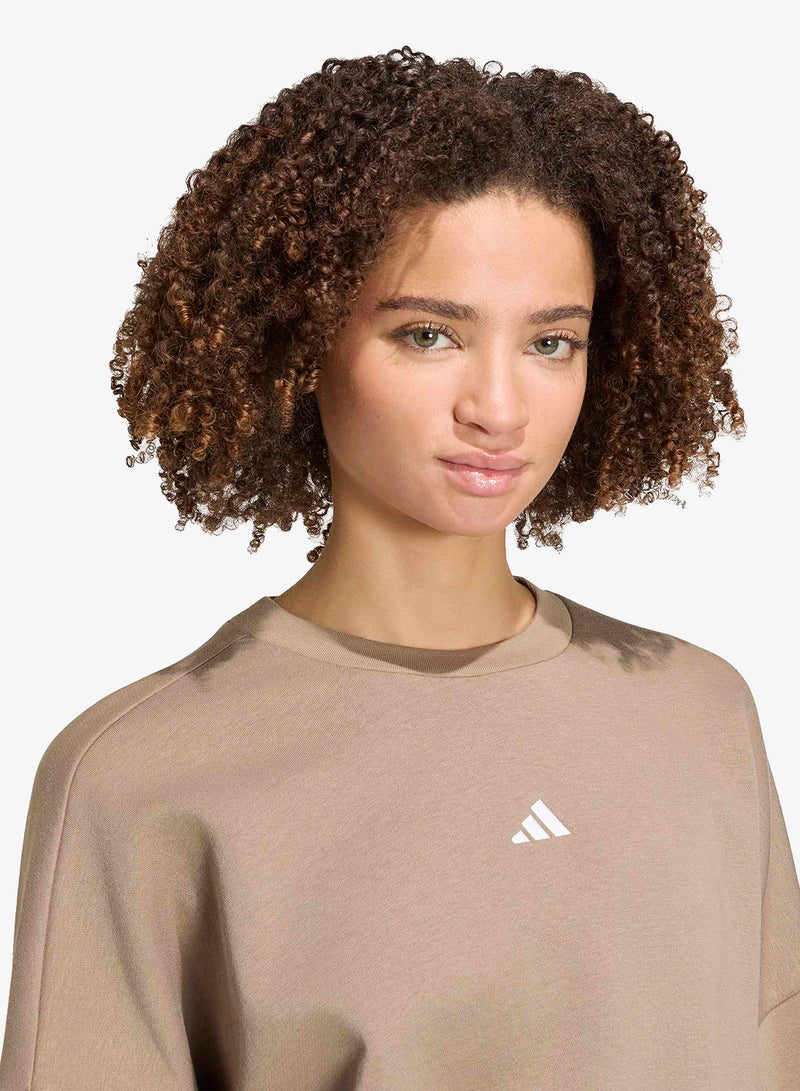 Adidas Small Logo French Terry Hoodie - Image 3