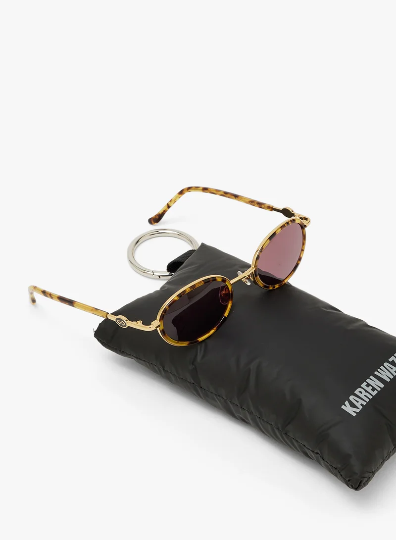 كارين وازن Rea Oval Sunglasses