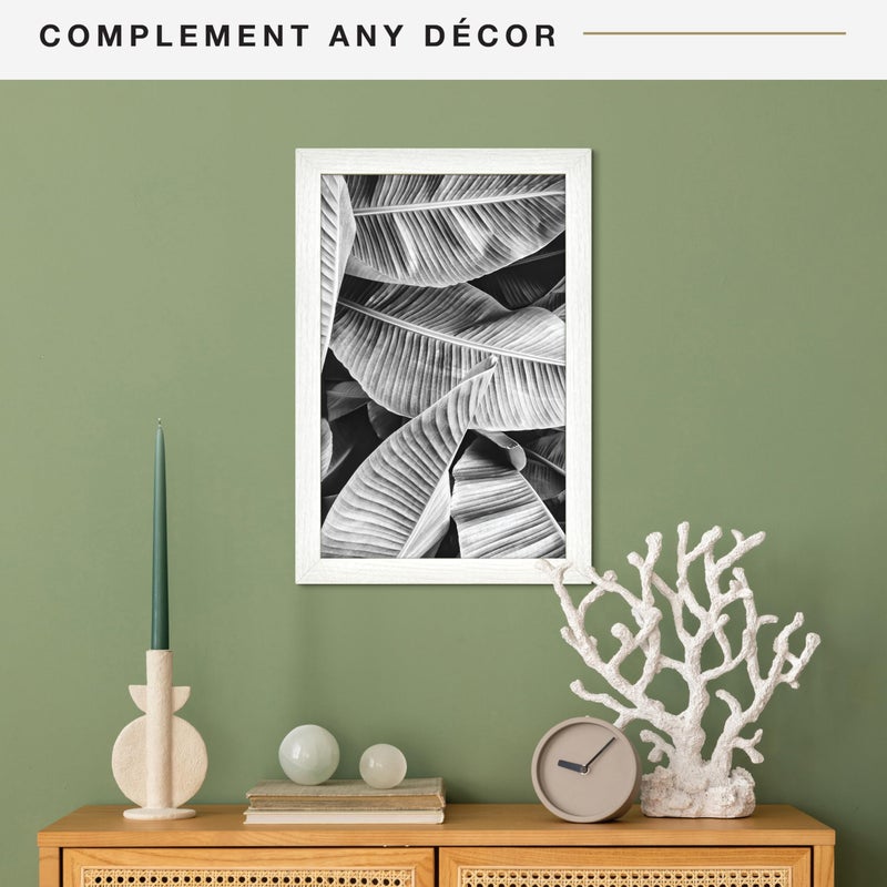 MCS Studio Gallery 11x17 Picture Frame White Woodgrain Engineered Wood, Rectangle Photo Frame for Photos, Posters & Art Prints (1-Pack) - Image 3