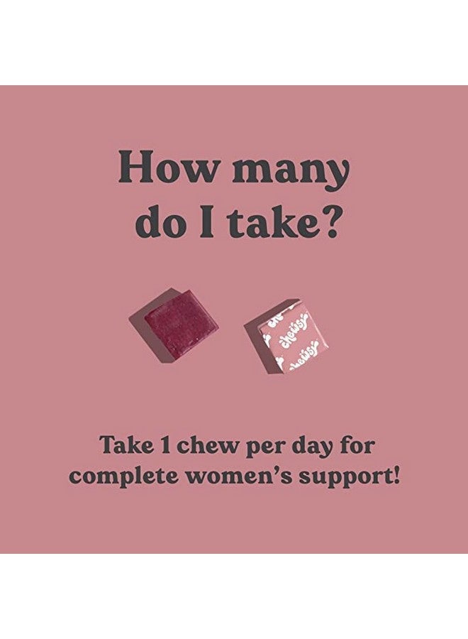 Chewsy - Women's Multivitamin Chews - Immune and Energy Support, Vitamins C, B12, A, D, E, Folic Acid, Probiotics, Biotin - 6-Day Supply - Image 5