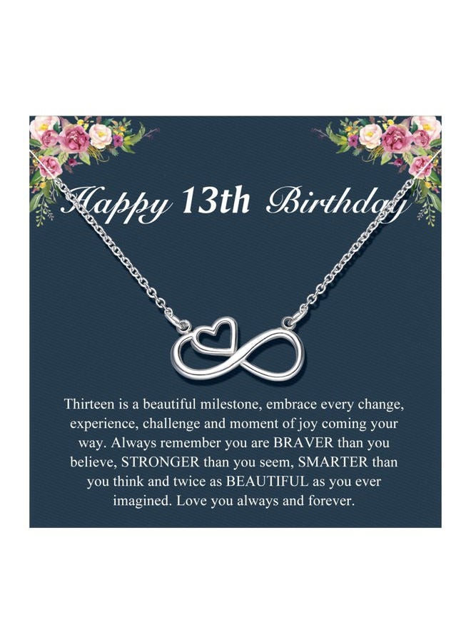 UNGENT THEM زينة هدايا عيد الميلاد الثالث عشر للفتيات، أفكار هدايا عيد ميلاد فتاة تبلغ من العمر 13 عامًا، هدايا قلادة للفتيات المراهقات في سن 13 - Image 1